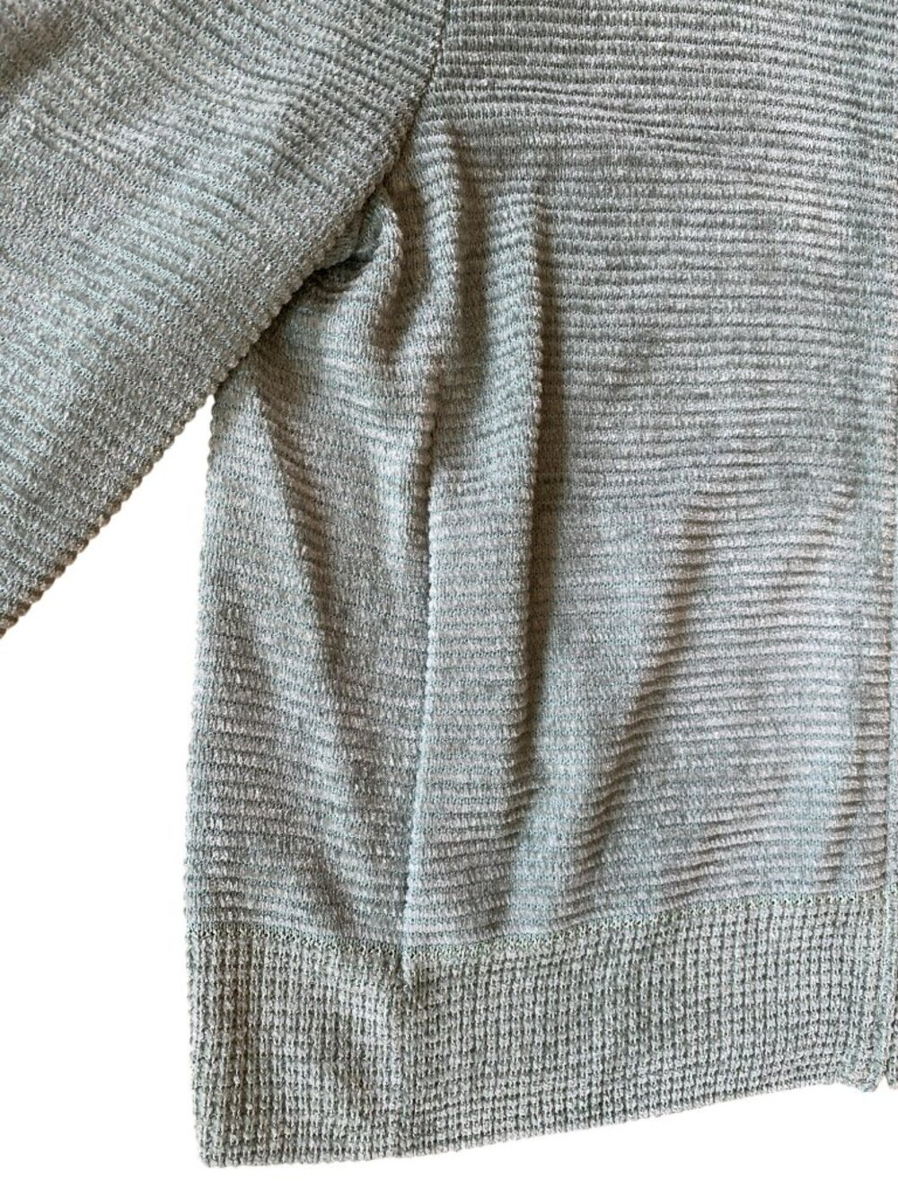 St John Sport Pastel Green Full Zip Cardigan Seafoam Size L - Picture 11 of 11